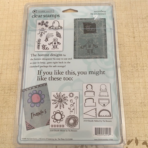 Clear stamps made by Autumn Leaves, “Astroboy” - Picture 2 of 2